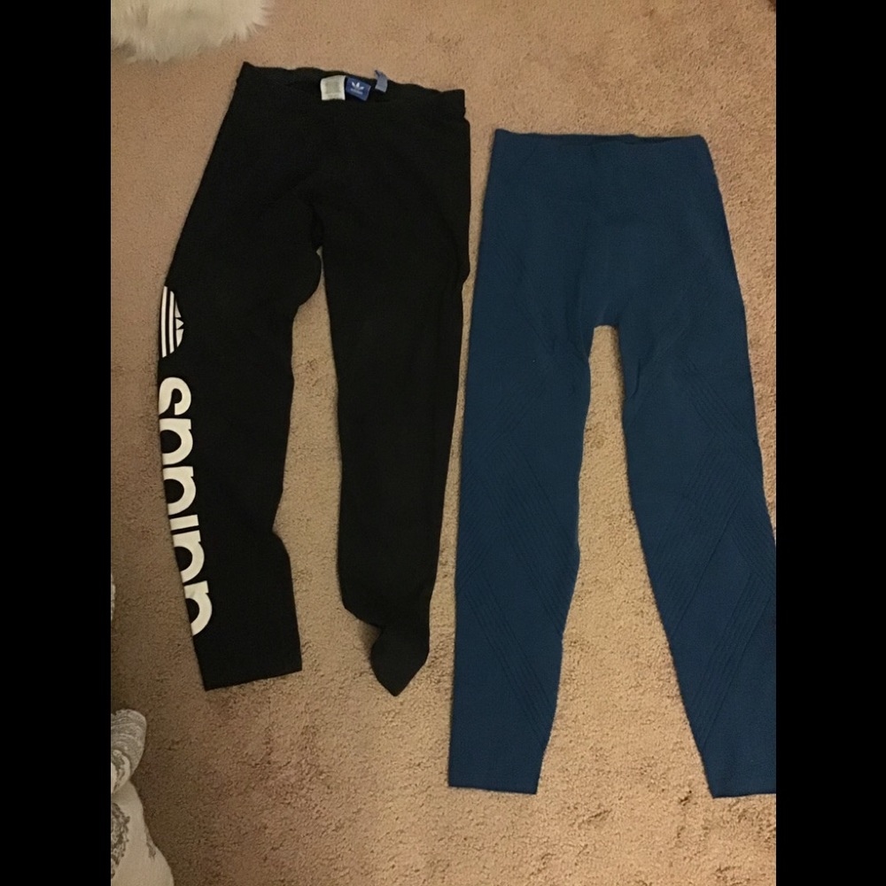 Adidas legging bundle (2 included) sz M